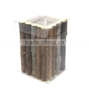 Wooden Pen Holder. Wood Branch Pen Pot, Square Wood Pen Holder thumbnail-6