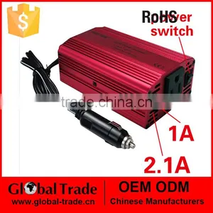 Power Inverter Dual 110V AC Outlets Dual USB 300w Laptop Cell DVD TV Lights 150288 thumbnail-1