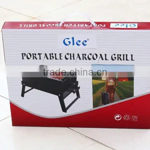 Folding Charcoal Cast Iron Bbq Grills thumbnail-1