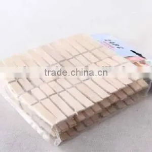 Cheap and Hot Sale 48pcs Wooden Clothes Peg Wooden Clip thumbnail-3