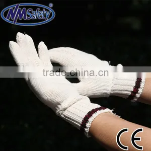 NMSAFETY 10 Gauge Sewing Wrist Knit Cotton Gloves for All Normal Works thumbnail-1