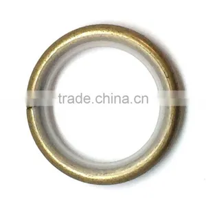 4 Colors - Silent Rod Ring ID25mm/OD32mm For Curtain Antique Brass Plated thumbnail-1