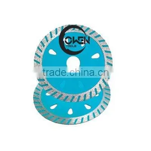 Broad Segment Turbo Saw Blade With Droplike Hole thumbnail-1