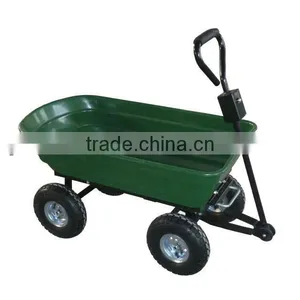 75Litre Garden Trolley Wheelbarrow Tipper Tipping Garden Cart thumbnail-1
