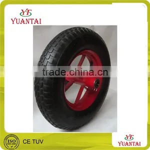 Air / Pnematic Wheel Price With Steel or Plastic Rim for Wheelbarrows Hand Trucks 3.50-8 4.00-8 4.00-6 thumbnail-1