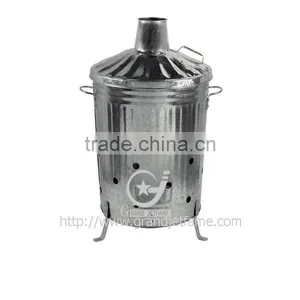 Home 75L Galvanized Steel Garden Waste Incinerator thumbnail-1