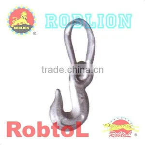 USA Standard Chain With Hooks-1/2" Pear Link With 3/8" Eye Grab Hook thumbnail-1