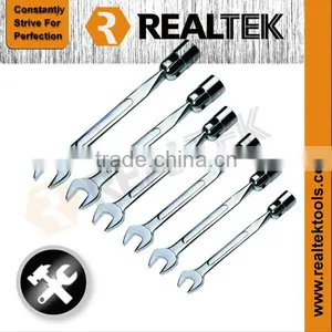 6pcs Flexible Combination Socket Wrench Set thumbnail-1