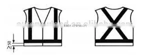 High Quality Flourescent Yellow Safety Reflective Vest With Competitive Price for Chile Market thumbnail-2