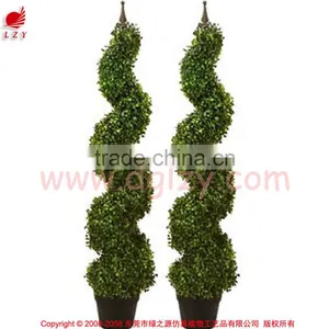 Artificial Fake Greenery Decorative Boxwood Everygreen Decoration Topiary Grass Ball thumbnail-1