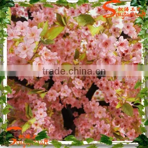 Customized Fiberglass Artificial Cherry Blossom Tree Space Decoration Artificial Cherry Blossom Tree thumbnail-6