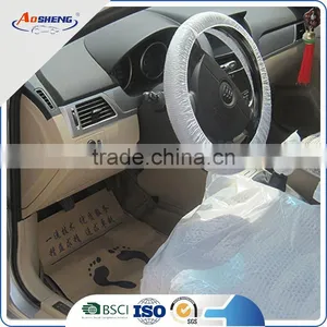 Wholesale Cheap pe Disposable Plastic Car Seat Cover Steering Wheel Cover thumbnail-2