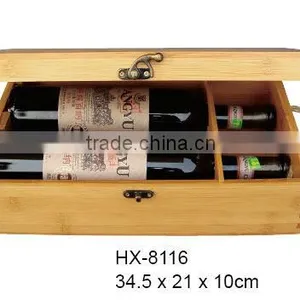 Bamboo Wooden Wine Box Wine Case thumbnail-1