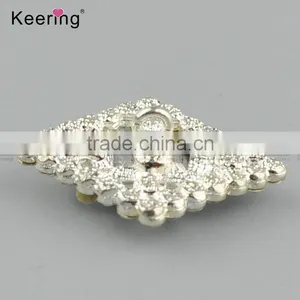 Hotsale Newest Design Rhombus Full Rhinestone Royal Button Pins WBK-1470 thumbnail-2
