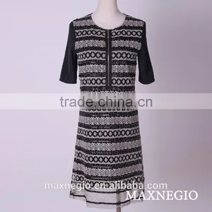 Modern Lace Matching Long Sleeve Celebrity Mini Dress thumbnail-4