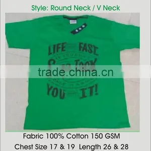 V Neck Cotton T-Shirts Printed Custom Designs Low Price thumbnail-4