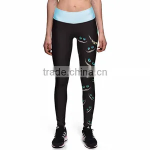 2017 Low Price Top Quality Women Workout Custom Sublimation Leggings With Private Label Yoga Pants thumbnail-1