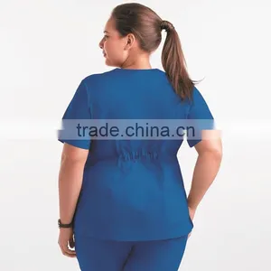 New Style Plus Size Hospital Medical Nurse Uniform Design Scrub Suit Set thumbnail-6