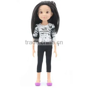 Black Vinyl Human Looking Doll thumbnail-2