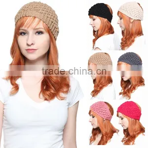 2014 Wholesale Winter Crochet Headbands Ladies Winter Headband thumbnail-1