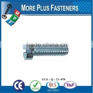 Made in Taiwan Machine Screw ISO 1207 Slotted Cheese Head Stainless Carbon Steel thumbnail-6