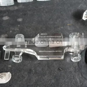 Noble Customized Made Crystal Glass Car Model For Souvenir Gift thumbnail-1