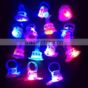 Holiday Led Finger Ring Birthday Party Flashing Flashing Led Lights thumbnail-2