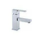 Single Lever Basin Mixer , Square Deck Mounted Single Hole Faucet for Bath Tub thumbnail-1