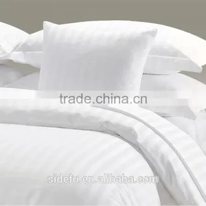 Luxury Star Hotel Satin Stripe Duvet Cover Supplier thumbnail-1