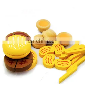 New Design Montessori Educational Toys Solid Wooden Maganetic Food Sets For Children Use thumbnail-1