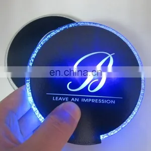 Colorful Flashing Bar Led Bottle Coaster With Red Light thumbnail-1