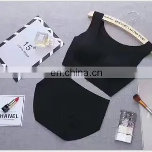Women Seamless Vest Tops Padded Underwear Fitness Tank Tops thumbnail-2