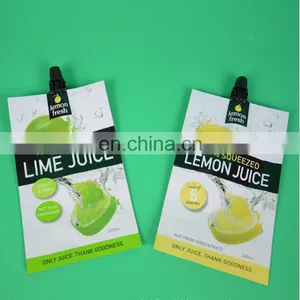 China Wholesale Customized Liquid Stand up Packaging Squeeze Spout Pouch With Your Logo Design Printing thumbnail-3