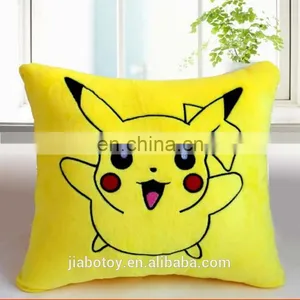 Hot Sale High Quality Cartoon Pikachu Pillow Promotional Custom Pikachu Mascot Stuffed Plush Toy Design thumbnail-2