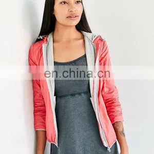 High Quality Unisex Black Waterproof Windbreaker Jacket 100 Polyester thumbnail-2