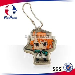 Personalized Creative Cartoon Character Stickers Keychain thumbnail-6