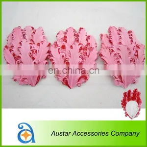 Charming 2 Tones Feather Pads Wholesale for Baby Hairband DIY Accessory thumbnail-1
