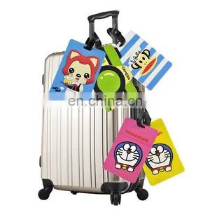 Personalized Luggage Tag Custom Logo Cheap Bulk Soft Pvc Luggage Tag thumbnail-5