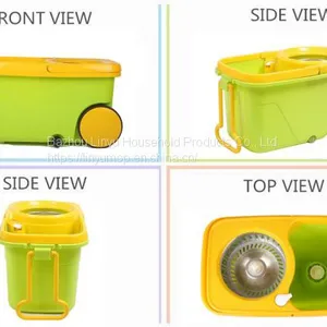 KXY-FTX 360 Spin Mop With Wheels,360 Spin Mop,Deluxe 360 Spin Mop,360 Spin Mop With Folding Bucket Factory thumbnail-1