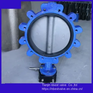 LTD371XP-10Q Manufacturer 14inch Worm Gear Cast Iron Lug Butterfly Valve DN350 thumbnail-2