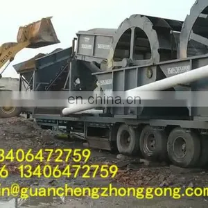 Big Capacity 100-300tph Mobile/movable/portable Sand Washing Plant thumbnail-1