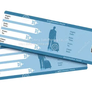 Travel Airline Waybill Ticket Printing thumbnail-1