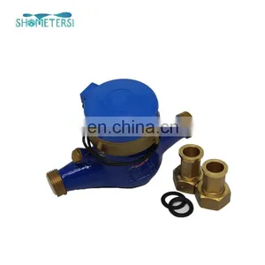 Popular Brass Body Reed Switch Pulse Water Flow Meter Sensor thumbnail-6