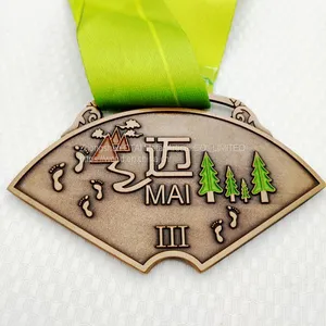 CTAI 8 Years Medal Manufacture Custom Metal Die Struck Medals for Gift thumbnail-2
