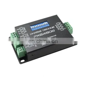 DC12V 24V 3Channels Decoder Driver RGB Amplifier DMX 512 PX24506 Led Strip Light Controller thumbnail-4