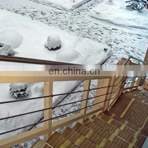 Stainless Steel Tubular Specification Parts Soft Pvc Balustrade Handrail Outdoor Step thumbnail-1