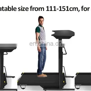 Small Walking Treadmill Treadmill for Home Use With 45cm Running Belt Wide With Electric Stand up Desk 2018 New thumbnail-3