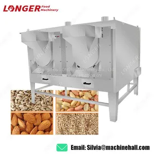 Groundnut Hazelnut Roasting Machine Filbert Nut Roasting Machine for Sale thumbnail-1