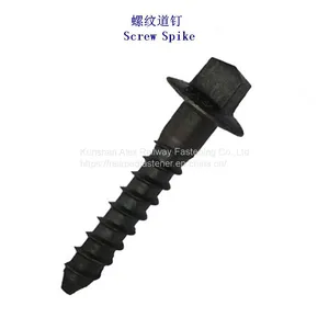 Ss35 Railway Sleeper Screw With Uls7 Washer Used thumbnail-2