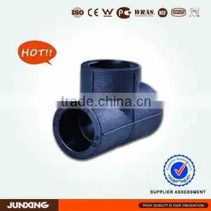 Polyethylene Fitting PE PEHD Geothermal Pipe Fittings Equal Tee thumbnail-1
